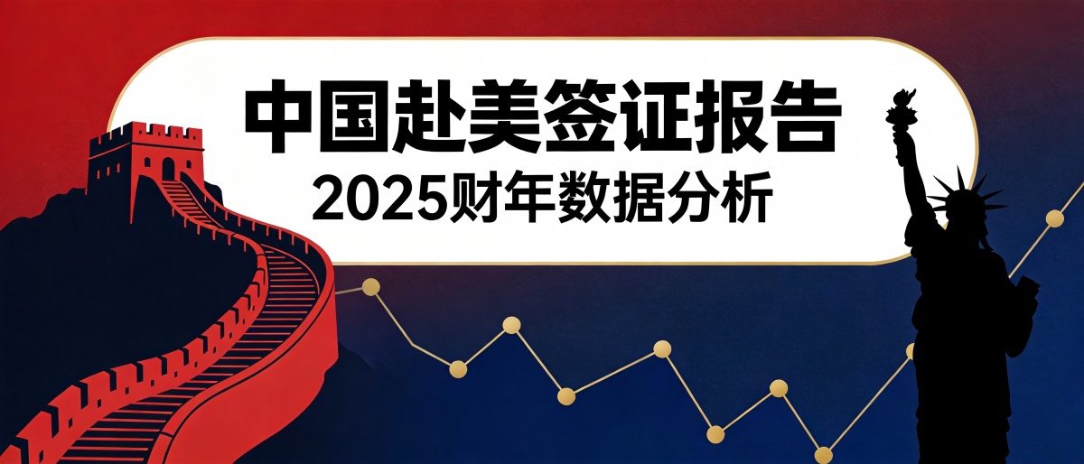 深度研究 | 工作签证腰斩，学生签证缩水三分之一——2025财年中国赴美签证报告